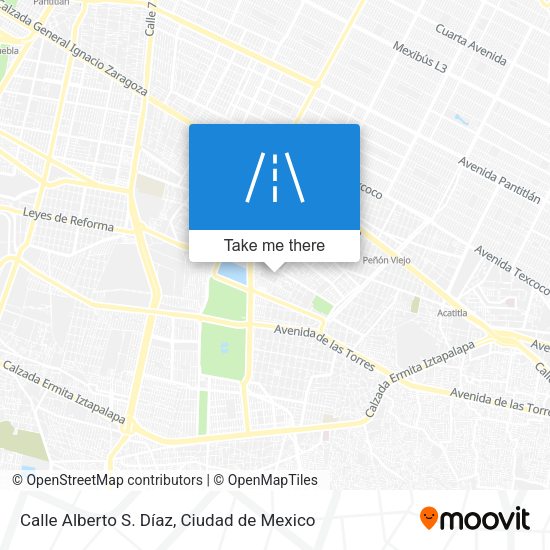 Mapa de Calle Alberto S. Díaz