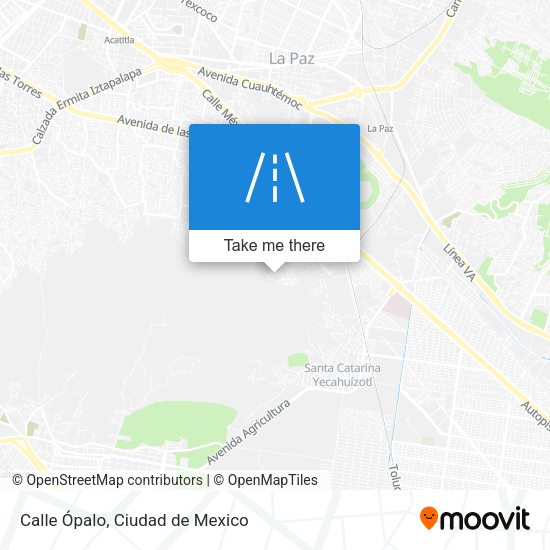 Calle Ópalo map