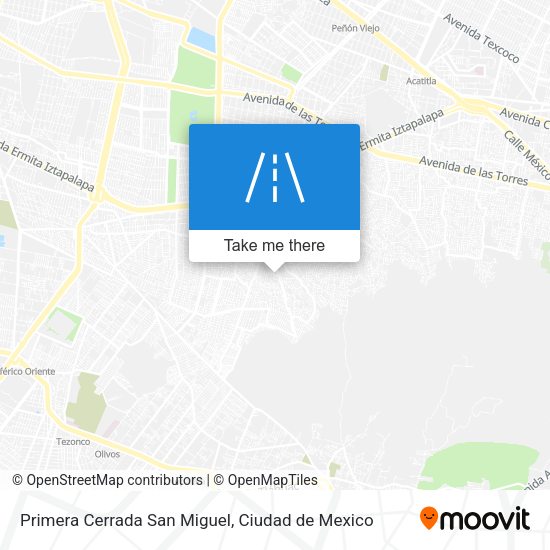 Mapa de Primera Cerrada San Miguel