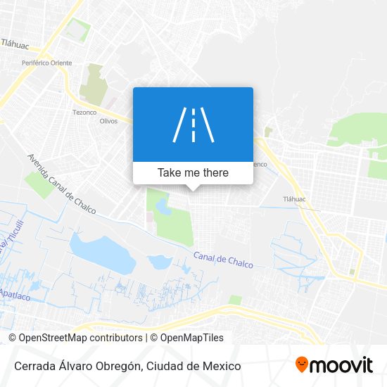 Cerrada Álvaro Obregón map