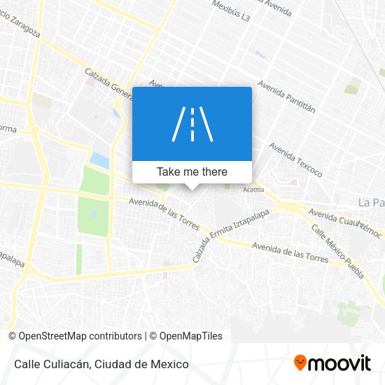 Calle Culiacán map