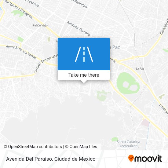 Mapa de Avenida Del Paraíso
