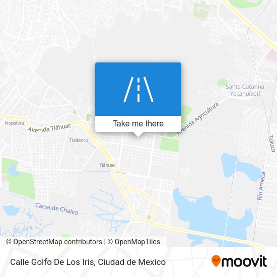Calle Golfo De Los Iris map
