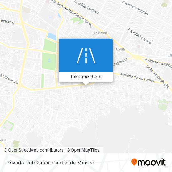 Privada Del Corsar map