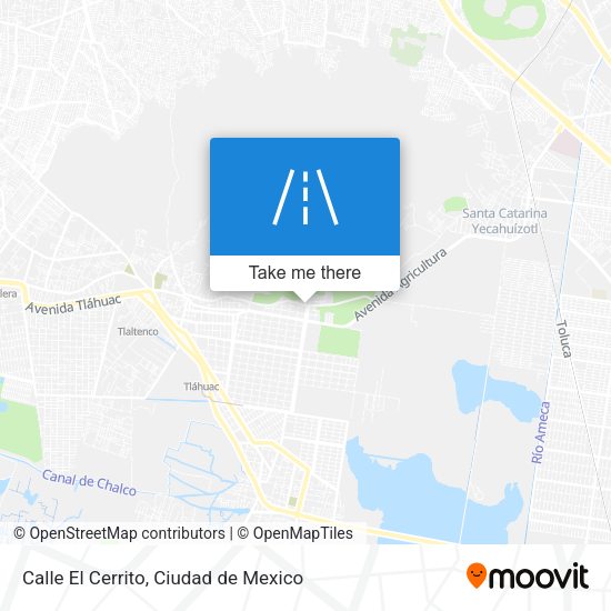 Mapa de Calle El Cerrito