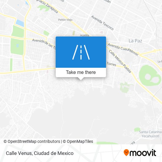 Calle Venus map