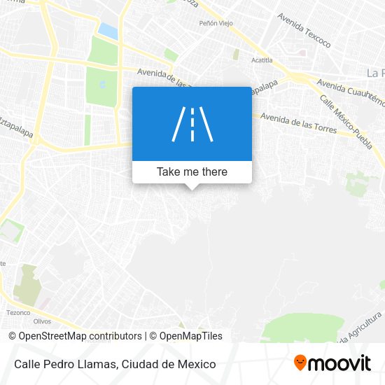 Calle Pedro Llamas map