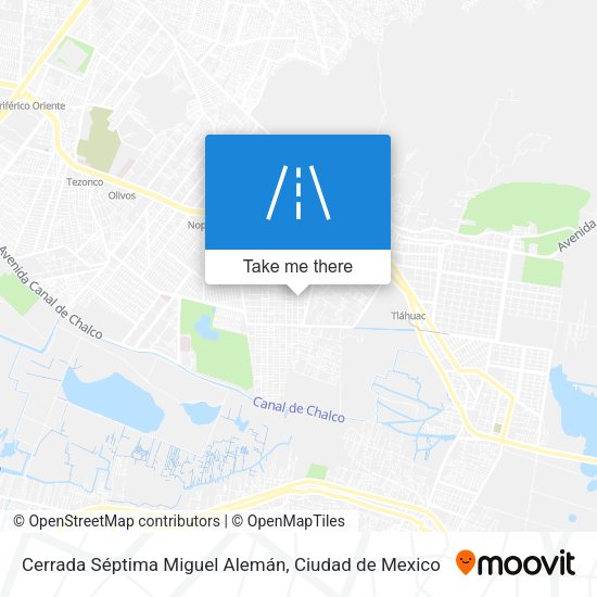 Cerrada Séptima Miguel Alemán map