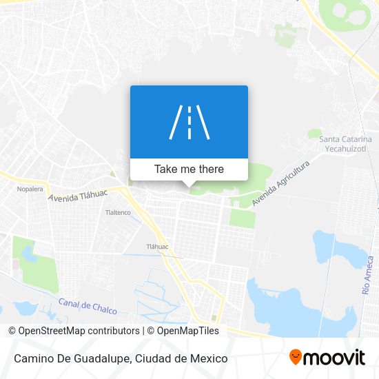 Camino De Guadalupe map