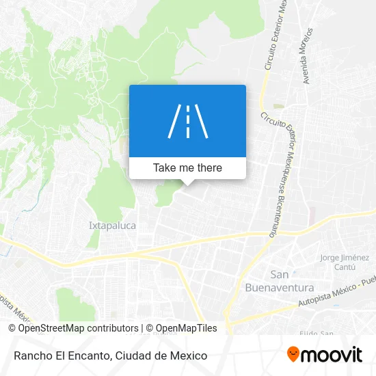 Rancho El Encanto map