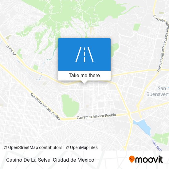 Casino De La Selva map
