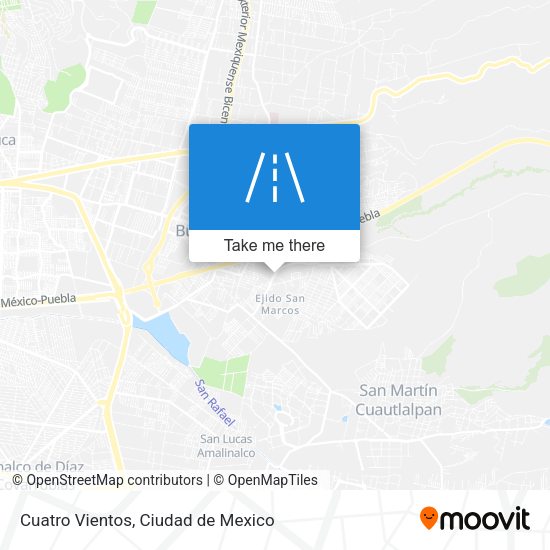 Mapa de Cuatro Vientos