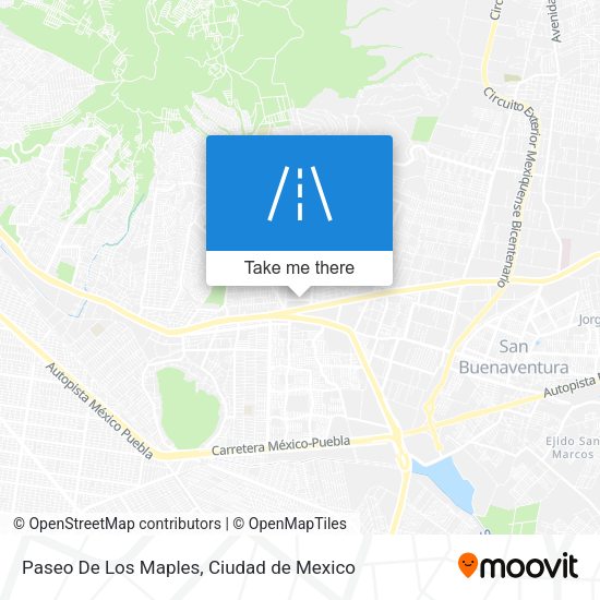 Paseo De Los Maples map