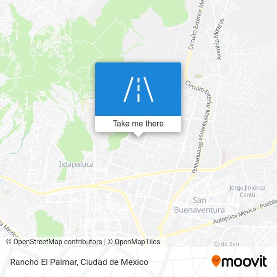 Rancho El Palmar map