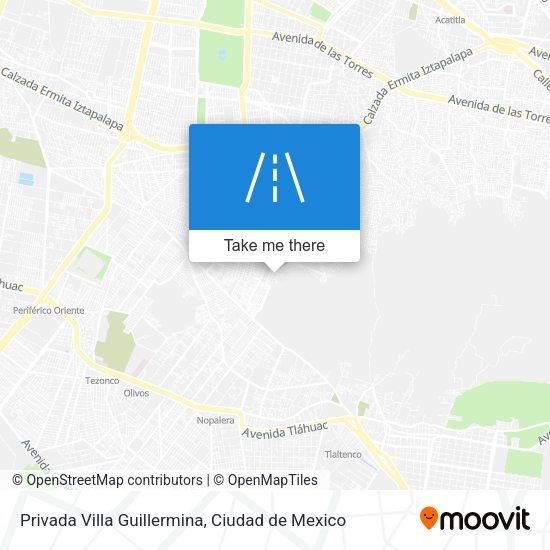 Mapa de Privada Villa Guillermina