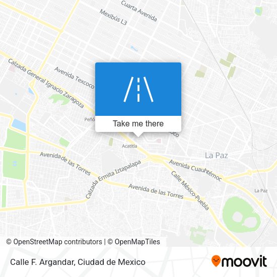 Calle F. Argandar map