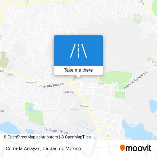 Cerrada Arrayán map