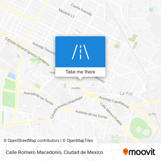 Calle Romero Macedonio map