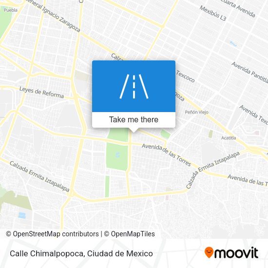 Calle Chimalpopoca map