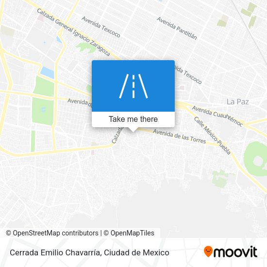 Mapa de Cerrada Emilio Chavarría