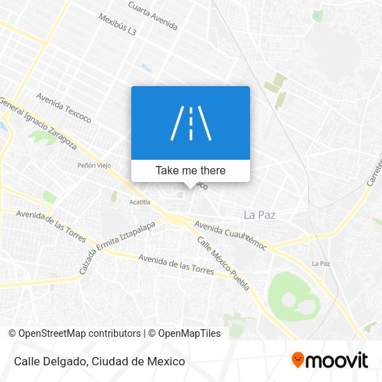 Calle Delgado map