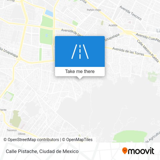 Calle Pistache map