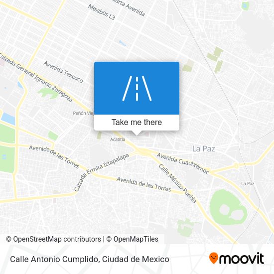 Mapa de Calle Antonio Cumplido