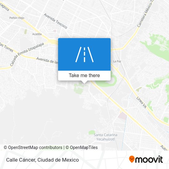 Calle Cáncer map