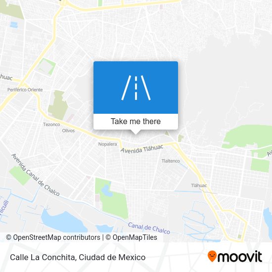 Calle La Conchita map