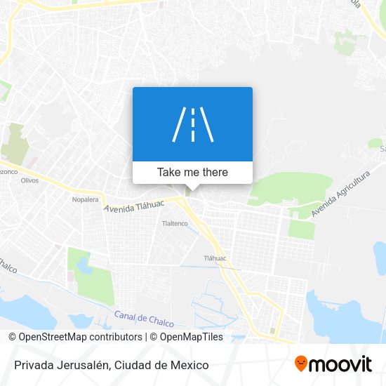Privada Jerusalén map