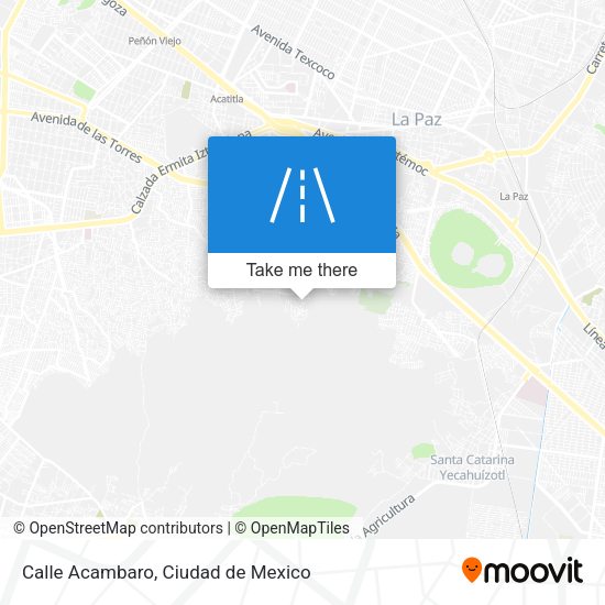 Calle Acambaro map