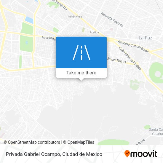 Privada Gabriel Ocampo map