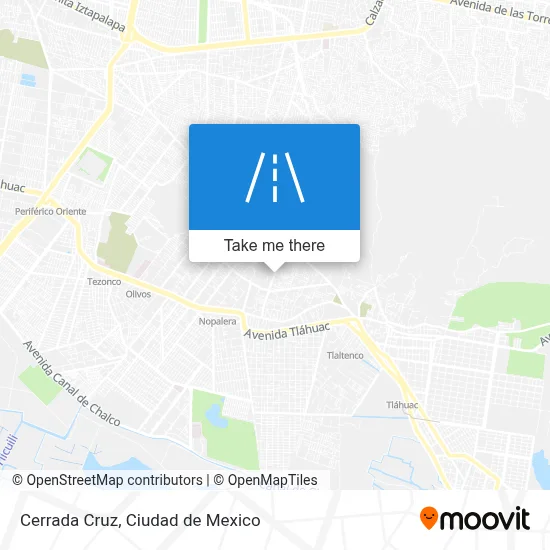 Cerrada Cruz map