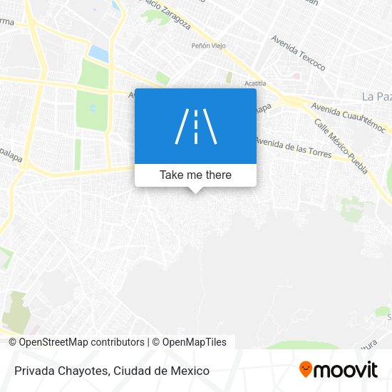 Privada Chayotes map