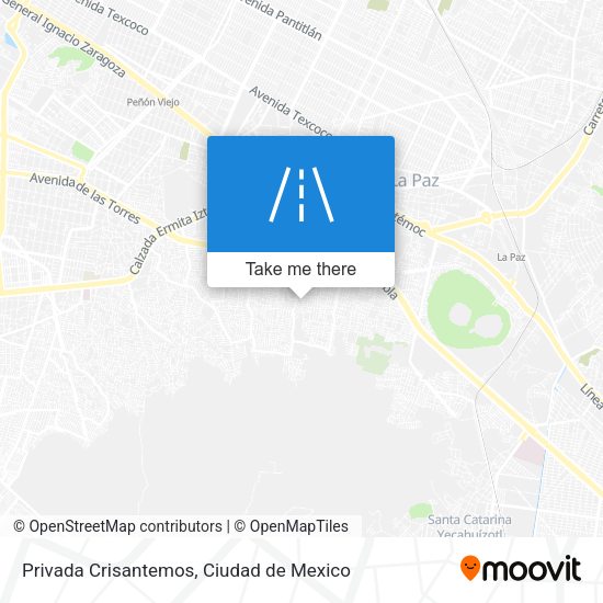 Privada Crisantemos map