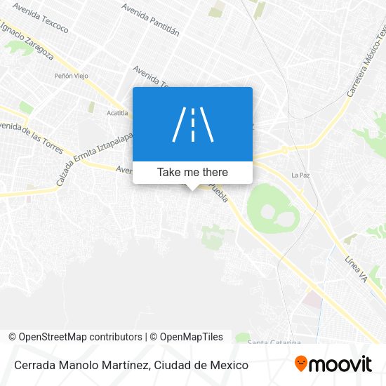 Cerrada Manolo Martínez map