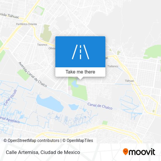 Calle Artemisa map