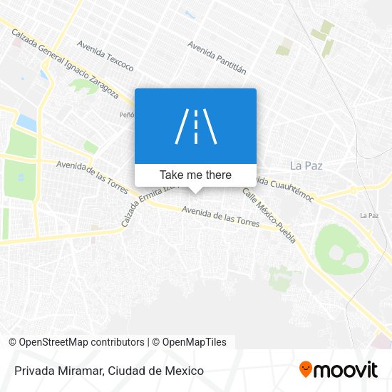 Mapa de Privada Miramar