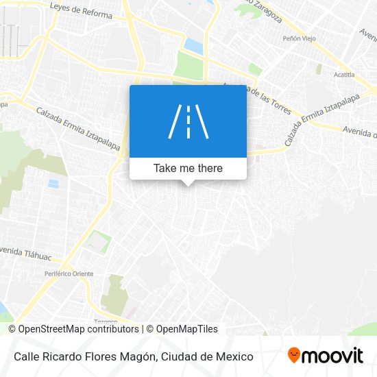 Mapa de Calle Ricardo Flores Magón