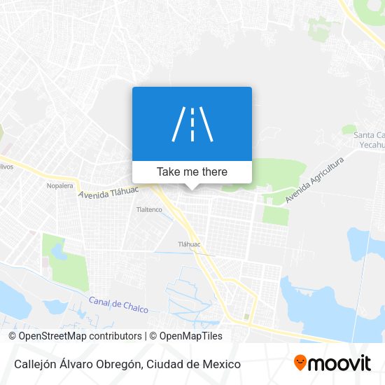 Mapa de Callejón Álvaro Obregón