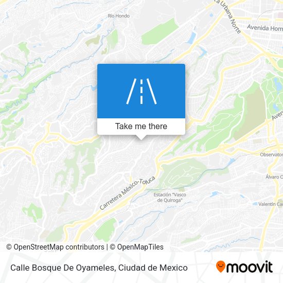 Calle Bosque De Oyameles map