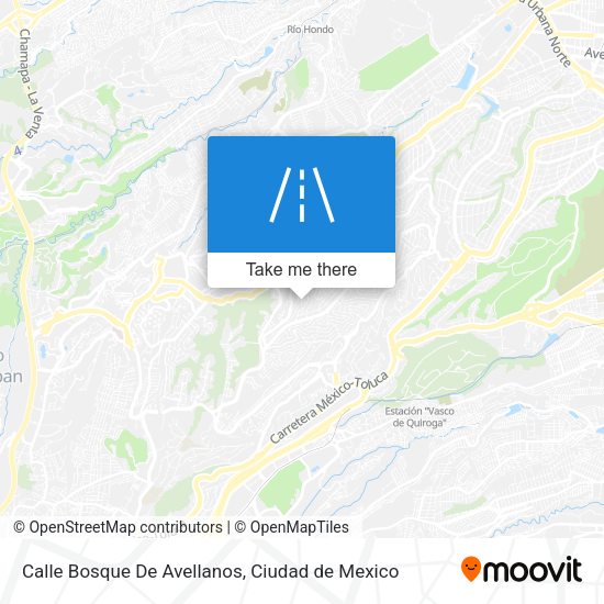 Mapa de Calle Bosque De Avellanos