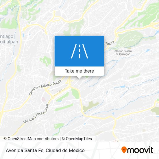 Mapa de Avenida Santa Fe