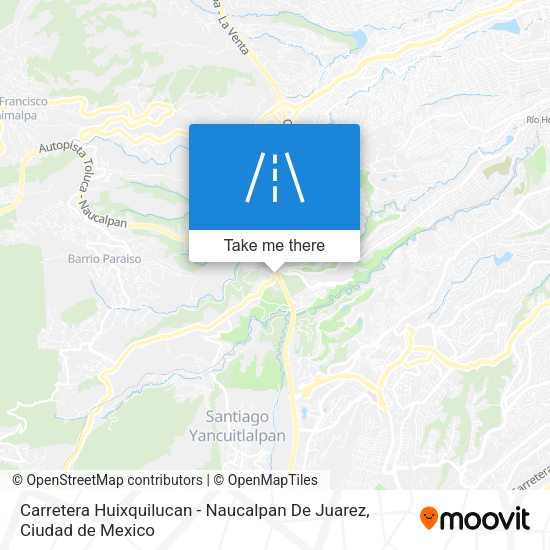 Carretera Huixquilucan - Naucalpan De Juarez map