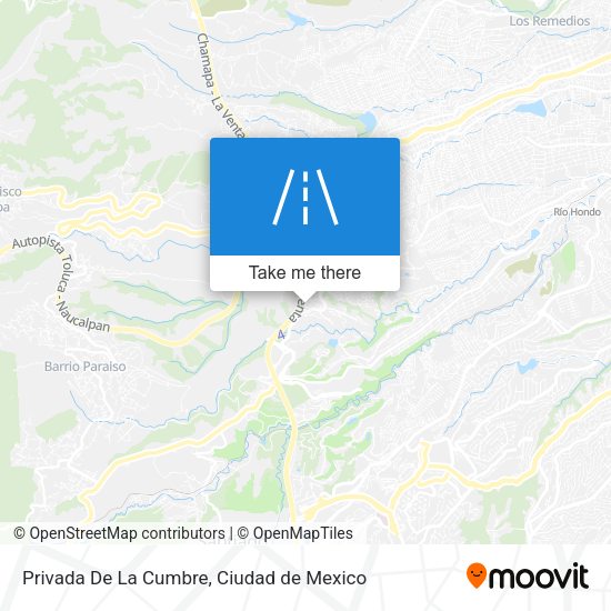 Mapa de Privada De La Cumbre