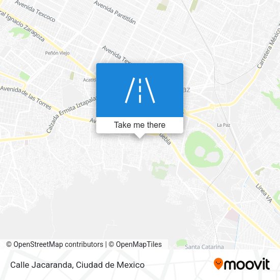 Mapa de Calle Jacaranda