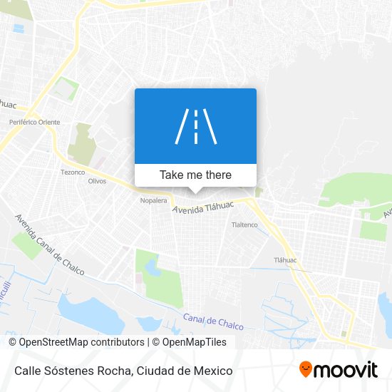 Mapa de Calle Sóstenes Rocha