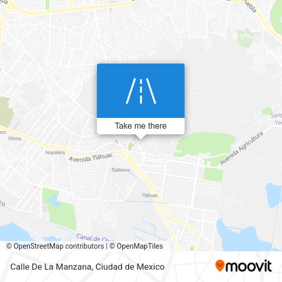 Calle De La Manzana map