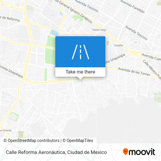 Mapa de Calle Reforma Aeronáutica