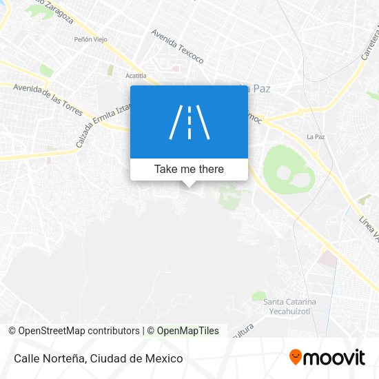 Calle Norteña map